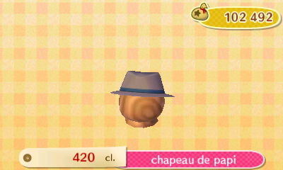 ACNL style folklorique - chapeau - chapeau de papi