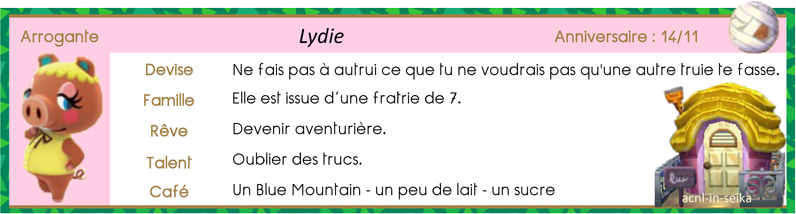 ACNL_Villageois_cochons_Lydie