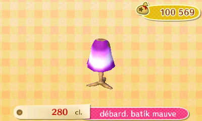 ACNL - style simple - haut - débardeur batik mauve