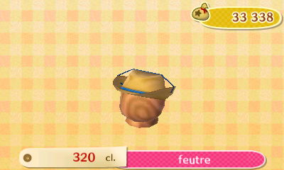 ACNL style folklorique - chapeau - feutre