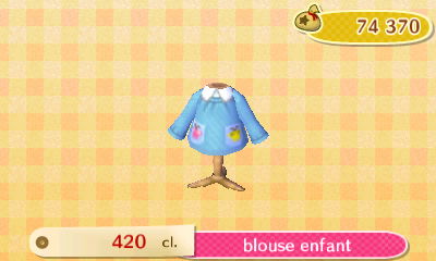 ACNL style mignon - haut - blouse enfant