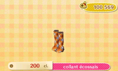 ACNL style folklorique - collant écossais