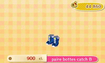 ACNL - style sport - chaussures - p. bottes catch B