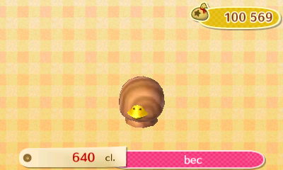 ACNL style mignon - accessoire - bec