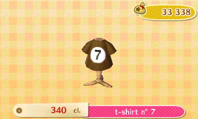 ACNL - style sport -haut - t-shirt n°7