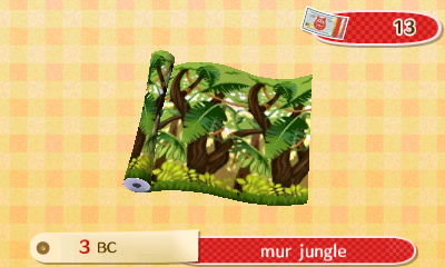 ACNL caravanerie Djarod mur jungle