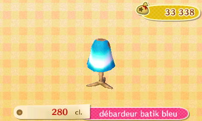 ACNL - style simple - haut - débardeur batik bleu