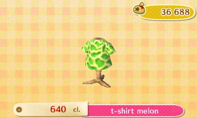 ACNL style mignon - haut - t-shirt melon