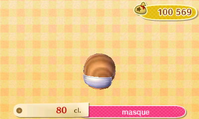 ACNL - style simple - accessoire - masque