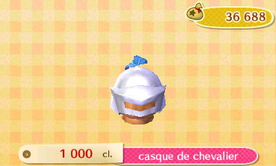 ACNL style rétro - casque de chevalier