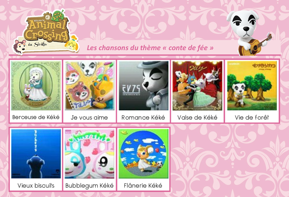 ACNL Chansons de Kéké - Thème conte de fée