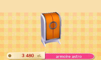 ACNL Série Astro armoire