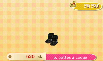 ACNL - style voyant - chaussures - p. bottes à coque