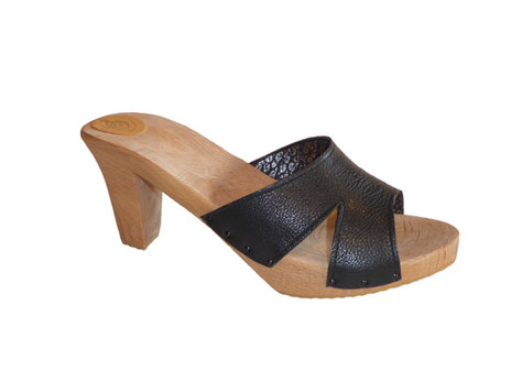 sandale mule d'été pour femme à haut talon modèle Zia