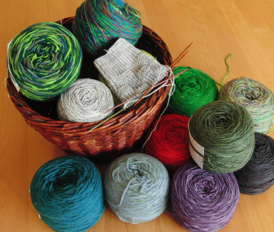      My yarn choice for our Sock Challenge 2015