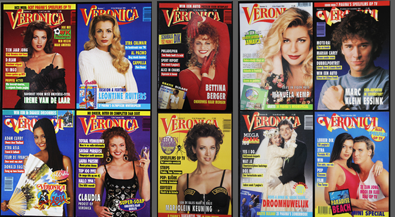 A collection covers from Veronica Magazine