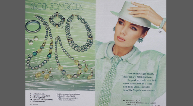  Jewellery pictures made for and published in Le Magasin