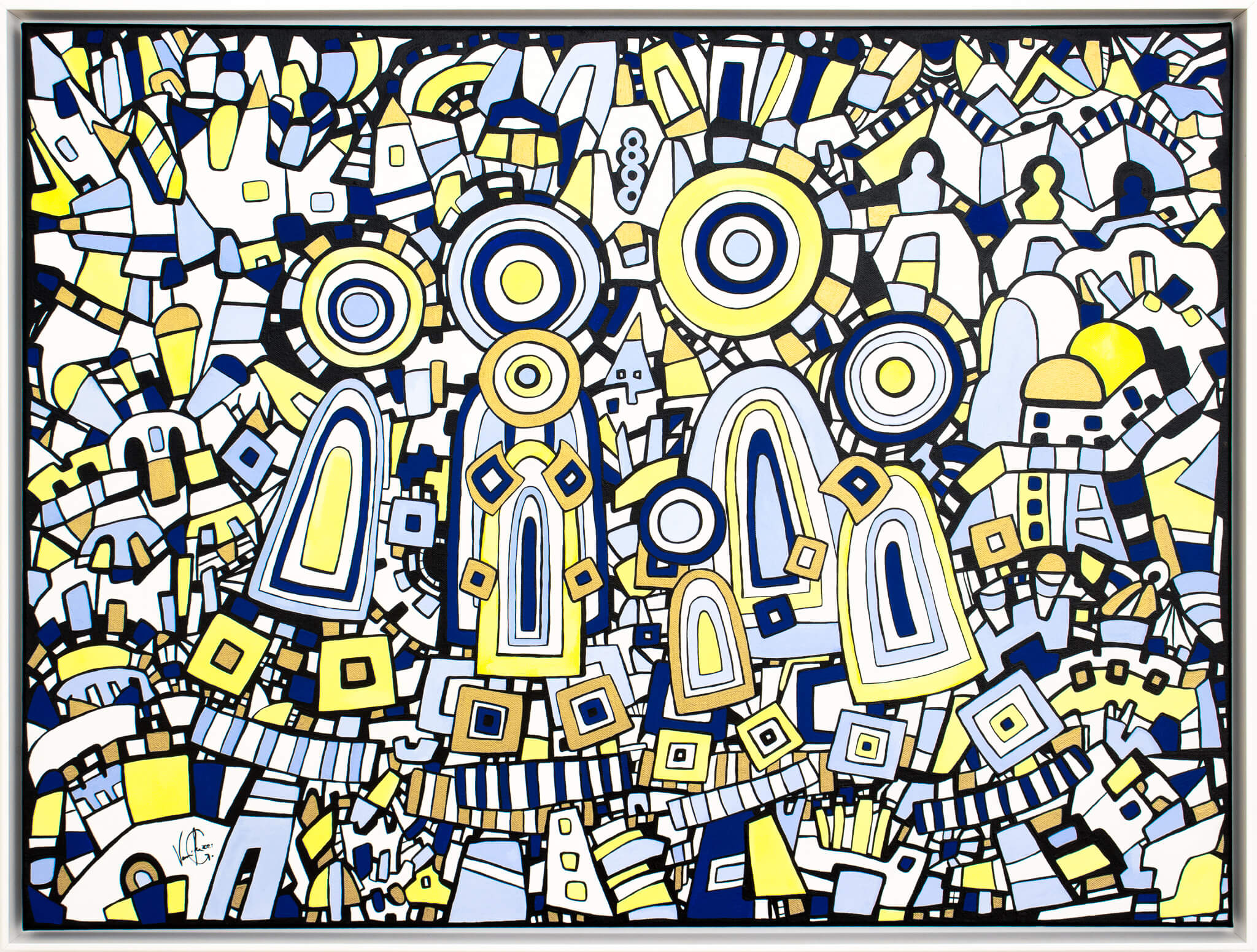 Veronika Spleiss "Das Familienbild" 2021, 60x80 cm, Privatsammlung Deutschland