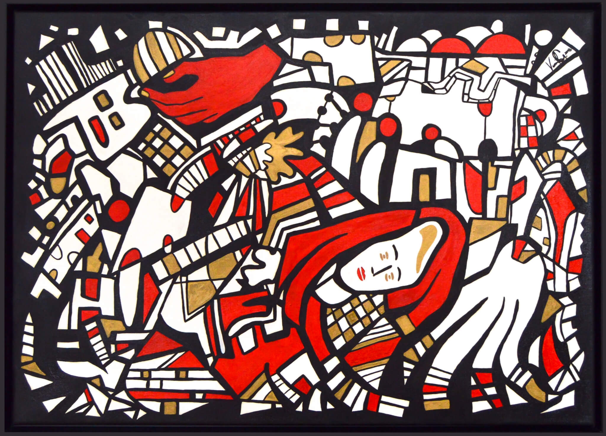 Veronika Spleiss "Eine helfende Hand" 2018/2022, 50x70 cm