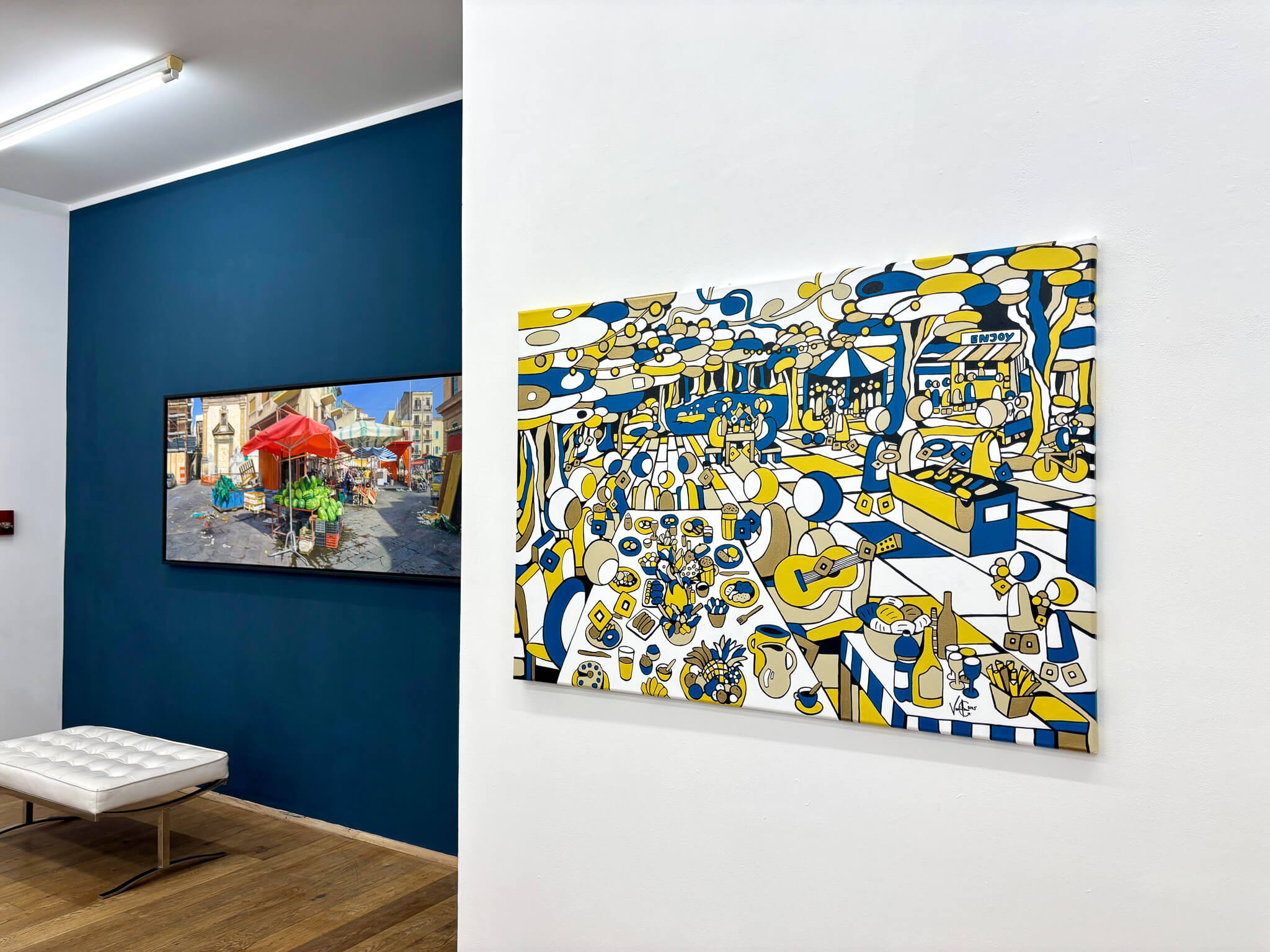 Wo Leben sich trifft von Veronika Spleiss in der Galerie Klose, Essen
