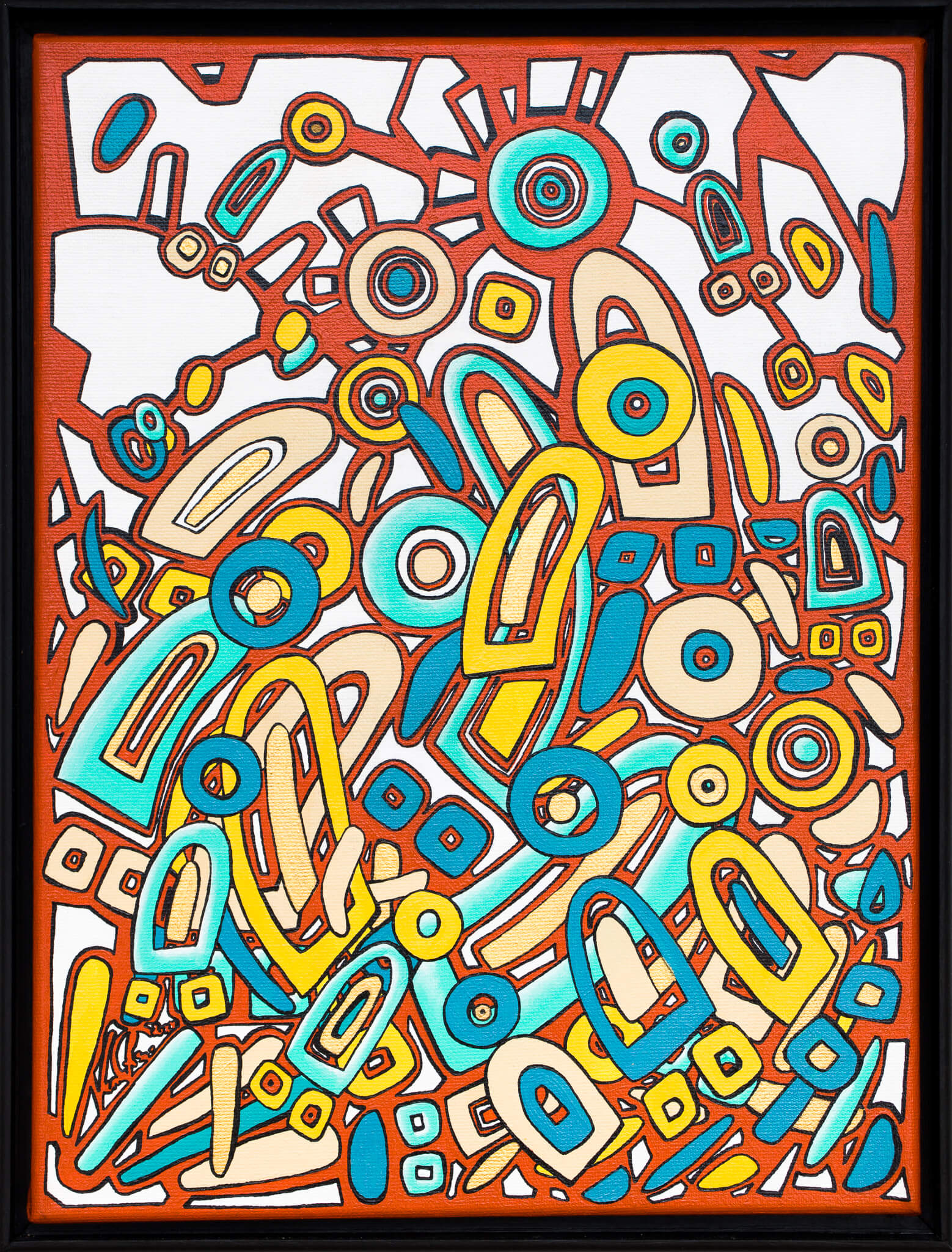 Veronika Spleiss "Awakening" 2022 40x30 cm, Acrylic on canvas
