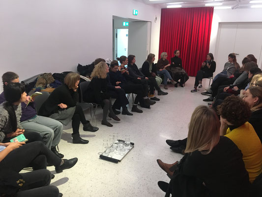 SALOON at the SECESSION with its curators Annette Südbeck and Jeanette Pacher