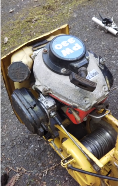 決まりました。】ジャンク ハスクバーナ 移動式製材機ホリゾン