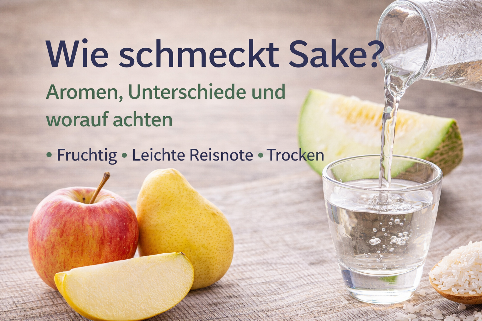 Wie schmeckt Sake? Aromen, Unterschiede und worauf Du achten solltest