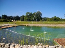 Saint Laurent's natural swimming pool