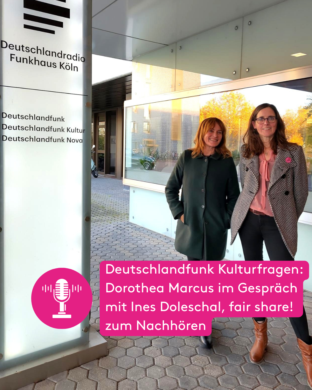 DLF Kulturfragen: Interview Ines Doleschal, fair share