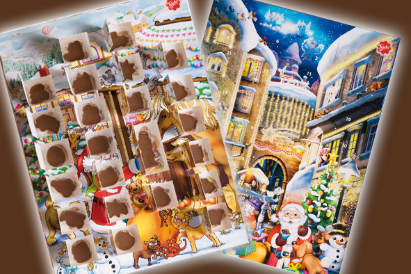The advent calendar can now be sent all around the world. Rübezahl sells more than 30 million advent calendars each year.