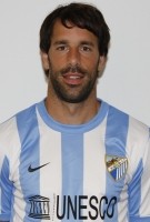 Ruud van Nistelrooy in Malaga shirt