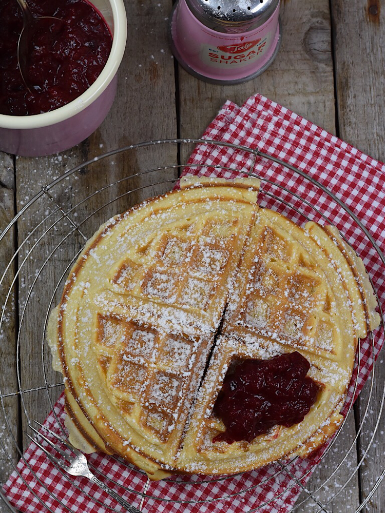 Fluffige Waffeln mit Joghurt