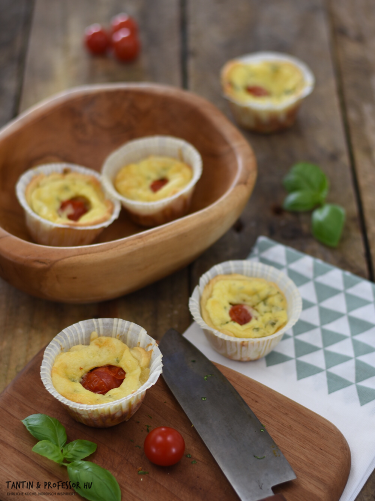 Tomaten-Quiche-Küchlein