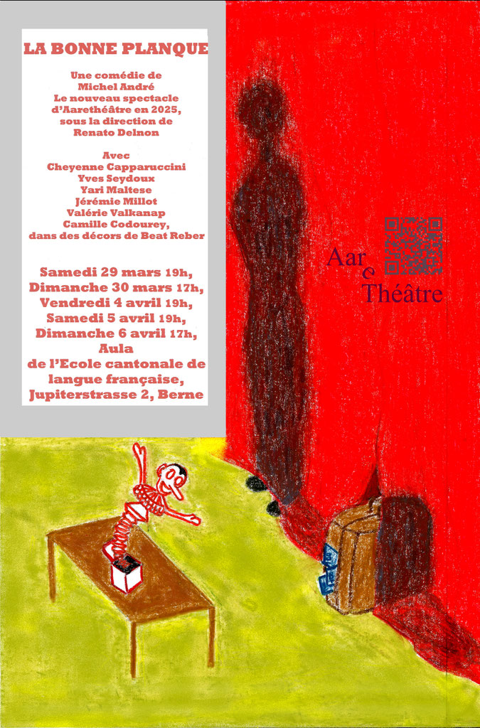 Flyer pour le spectacle 2025 La Bonne Planque de Michel André