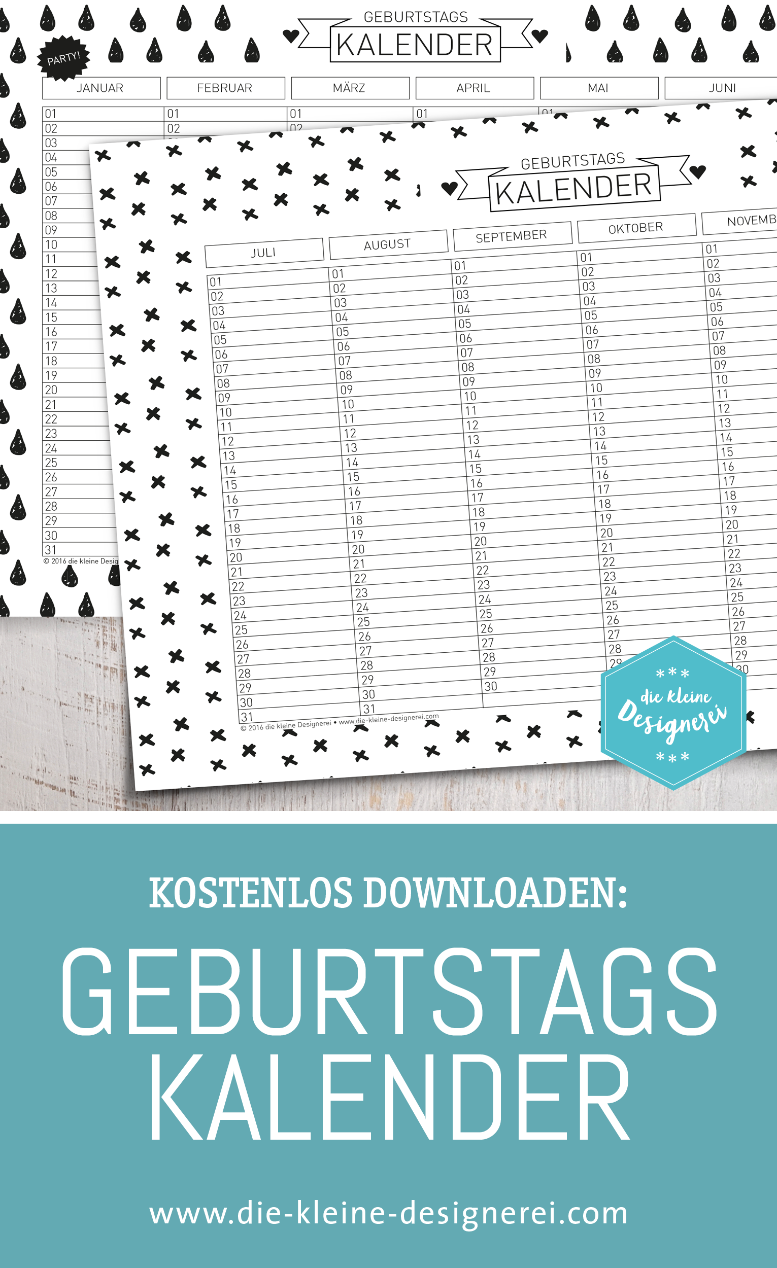 Wie ich ab jetzt (theoretisch) an alle Geburtstage denke ...