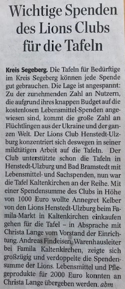 Hamburger Abendblatt 16.05.2023