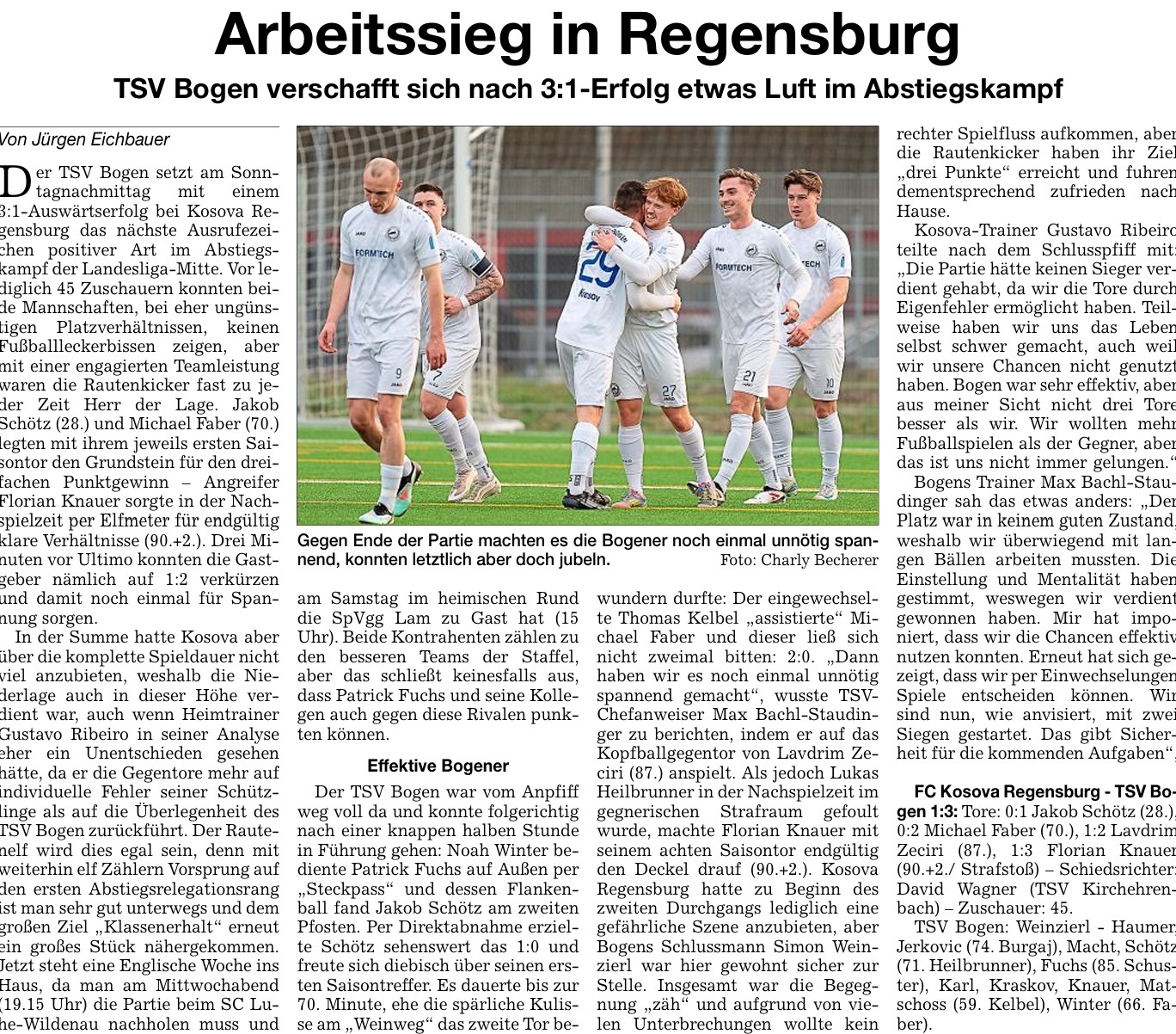 Arbeitssieg in Regensburg