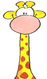 Rainbow Divers Cartoon Giraffe Mascot 