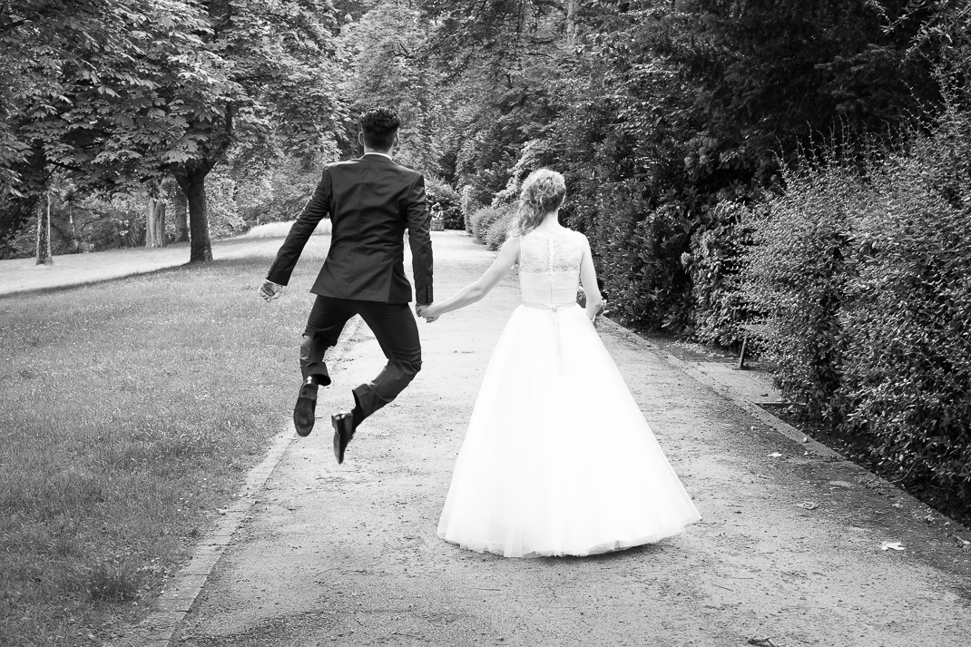 Hochzeitspaar in Essen. Hochzeitsfotgraf Essen