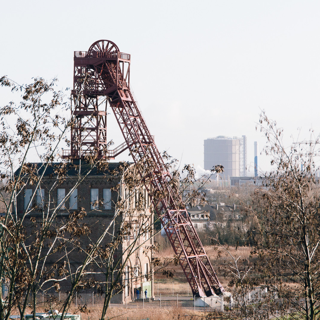 Zeche Sterkrade und Gasometer Oberhausen