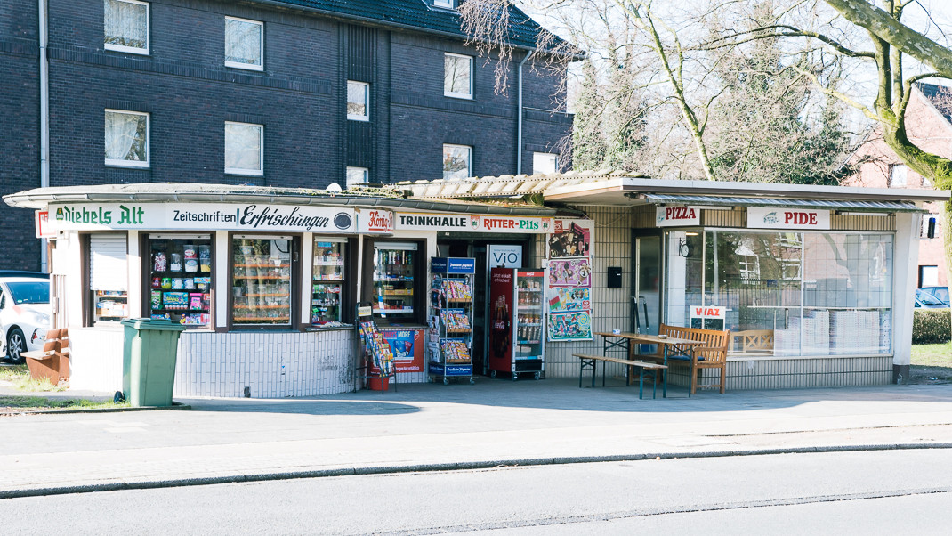 Bude an der Steinbrinkstrasse in Oberhausen