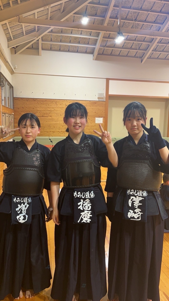 令和6年度広島市中学生剣道大会　中学女子の部　準優勝