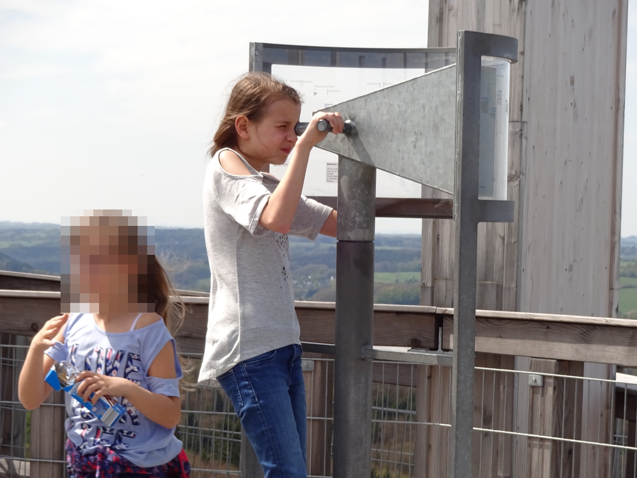 Die Aussicht ist grandios, sowohl mit dem großen...