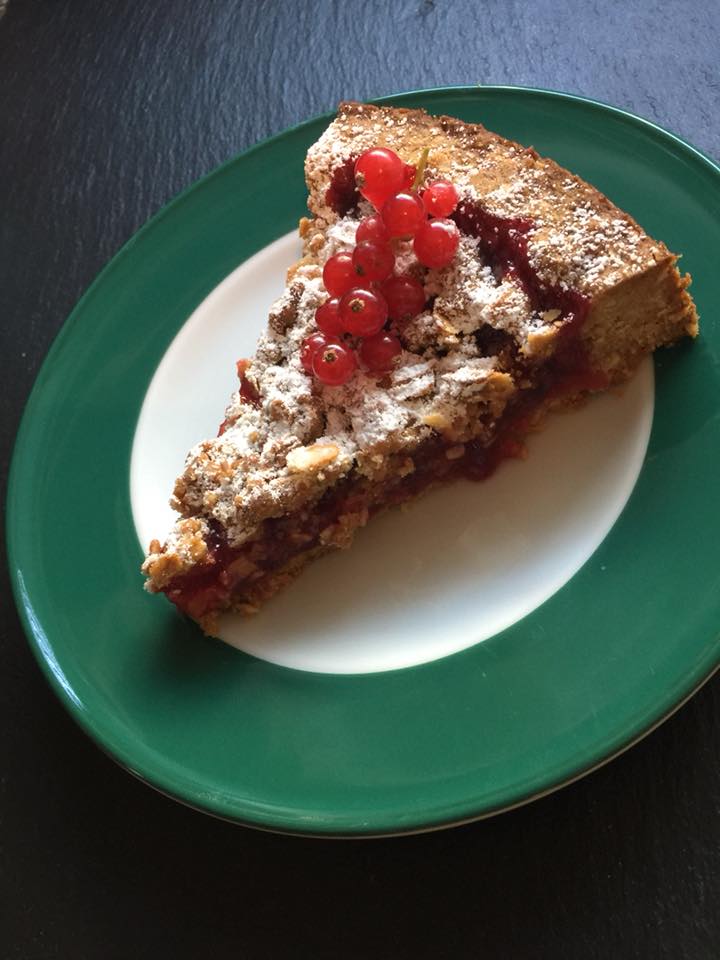 Johannisbeerkuchen mit Haferflocken-Mandel-Streusel - Der Huber kocht ...