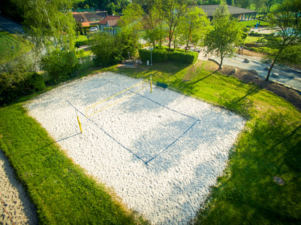 Unser Beachvolleyballplatz 