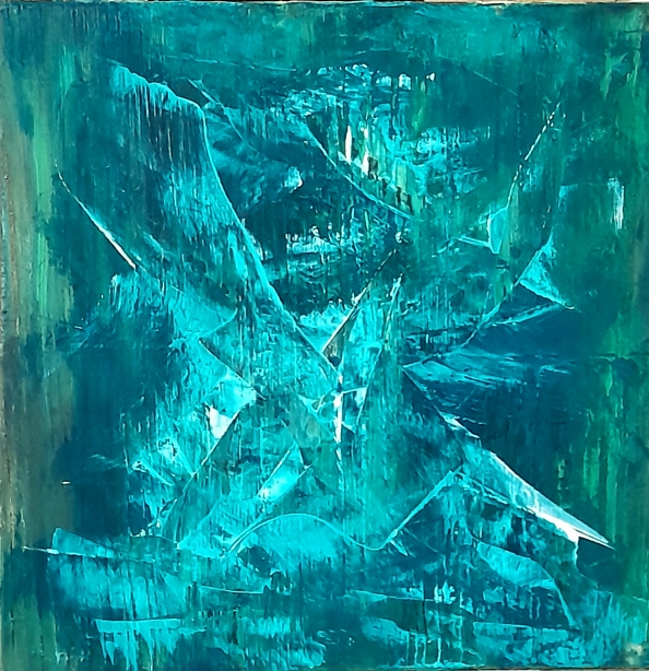 "Polaire" Acrylique sur châssis entoilé Mix Premium by Master Toiles - format 40 x 40