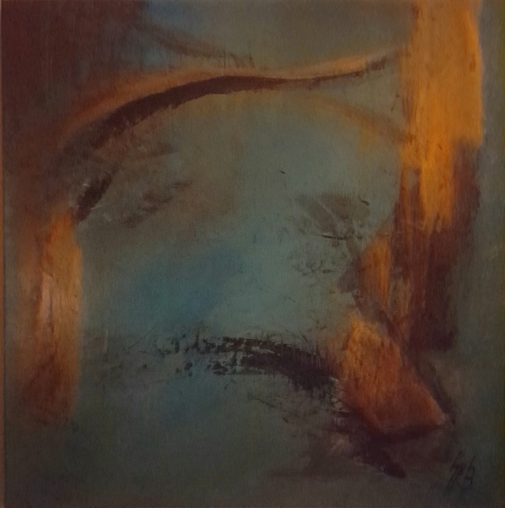 "Le Passage" Acrylique sur châssis entoilé Mix Premium by Master Toiles format 50 x 50 