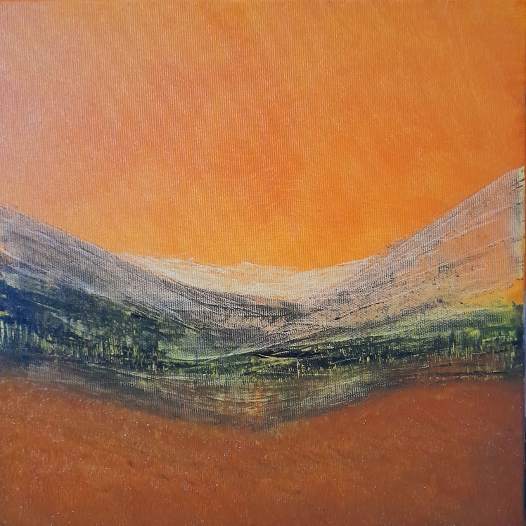 "Fall" Acrylique sur châssis entoilé Mix Premium by Master Toiles - format 30 x 30