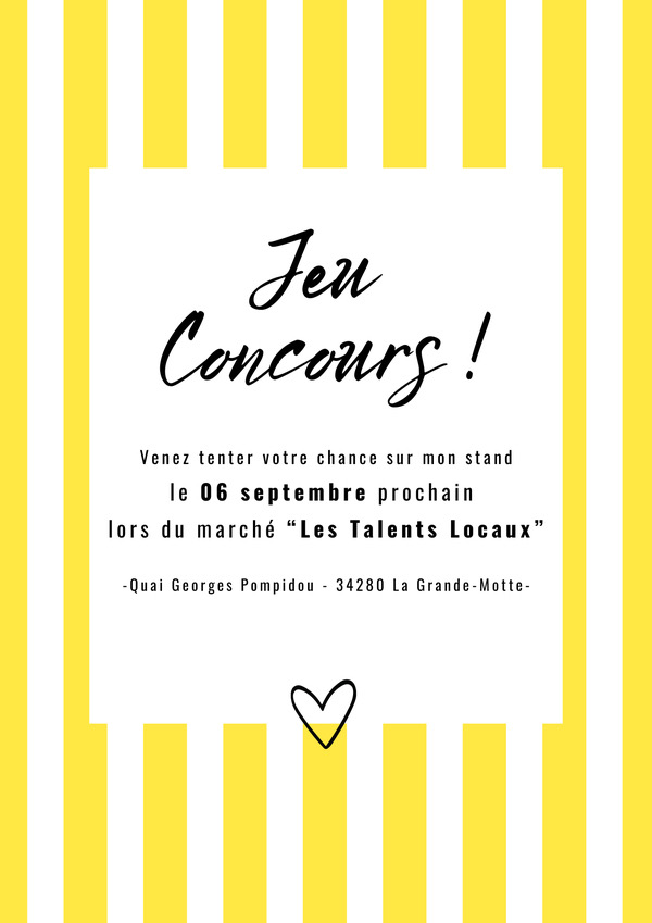 JEU CONCOURS LE 6 SEPTEMBRE